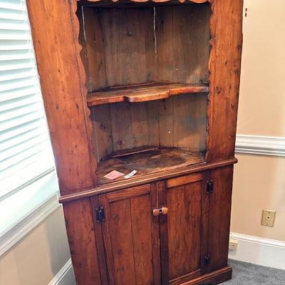 PRIMITAVE STYLE CORNER CABINET 