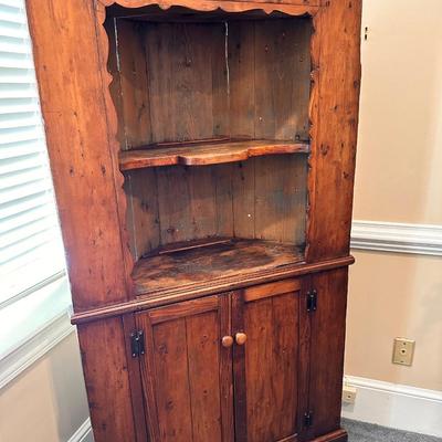 PRIMITAVE STYLE CORNER CABINET 