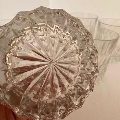 CRYSTAL BARWARE LOT