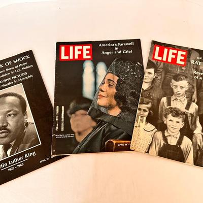 VINTAGE LIFE MAGAZINE LOT 1968 
