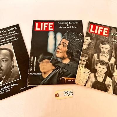 VINTAGE LIFE MAGAZINE LOT 1968 