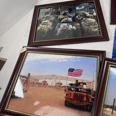Iraq Conflict color photos some in frames