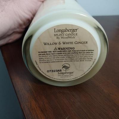 Longaberger Splint Candle