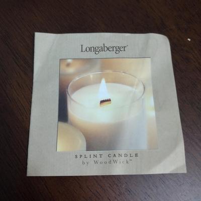 Longaberger Splint Candle