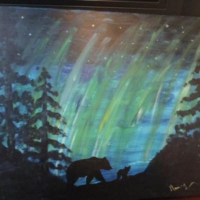 Wolf and Bear Paintings