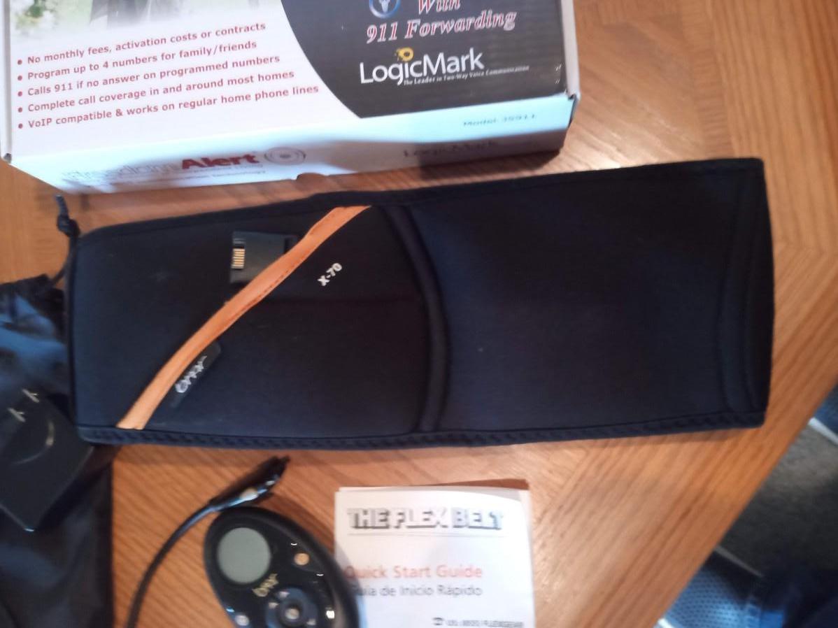 FREEDOM ALERT & A SLENDERTONE FLEX BELT AB MUSCLE TONER