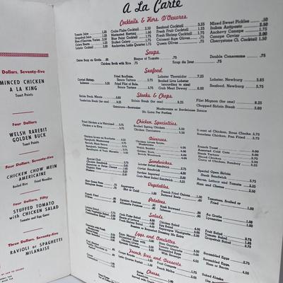 Ephemera: 1950s 3 Latin Quarter Program Menu 1960s Calendar Burlesque Paris Revue Show