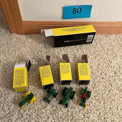 Lot of John Deere mini tractors