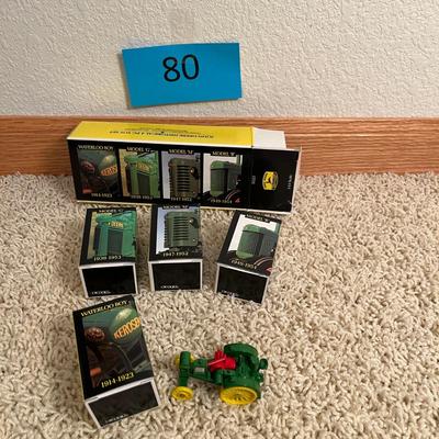 Lot of John Deere mini tractors