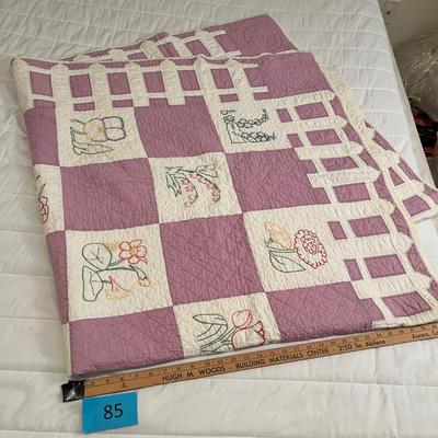Exceptional Flower Garden Quilt