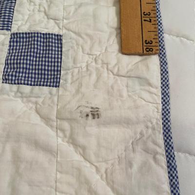 Small checkerboard quilt