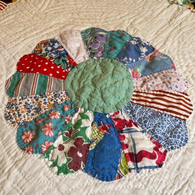 Vintage pinwheel quilt.