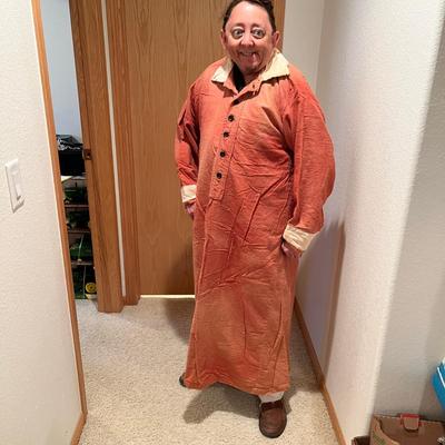 Vintage Wool Mens night gown.