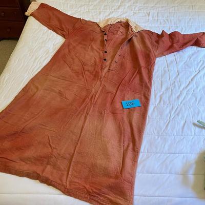 Vintage Wool Mens night gown.