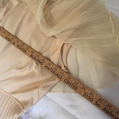 Ivory Pleated Dress