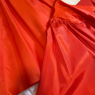 2 Vintage Orange Graduation Gowns
