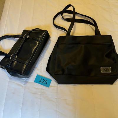 Lot of 2 Black purses