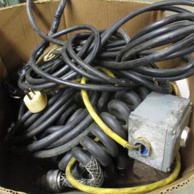 Nice Assortment of Heavy Gauge High Amp Extension Cords