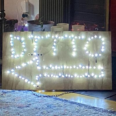 Homemade Holiday Ditto Sign