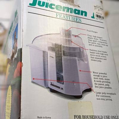 WHAT?! NIB The Juiceman Jr Automatic Juice Extractor