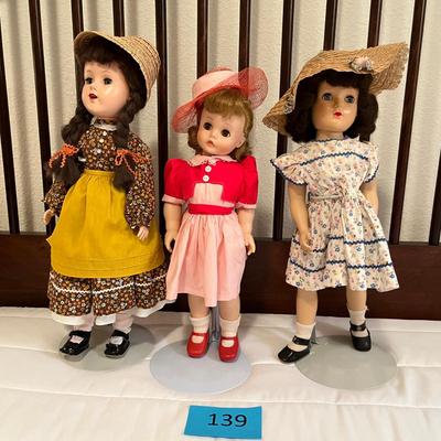 Lot of 3 dolls