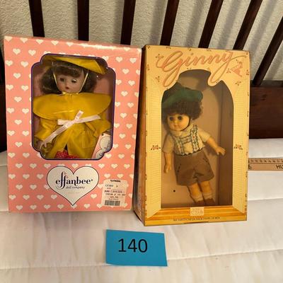 Lot of 2 Effanbee Dolls in boxes
