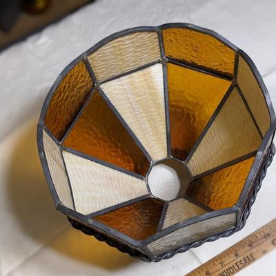 Vintage Tiffany Style Stained Glass Lamp Shade