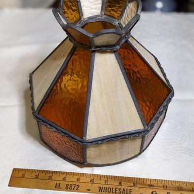Vintage Tiffany Style Stained Glass Lamp Shade