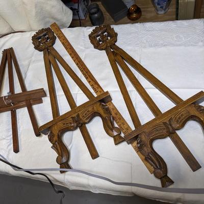 Vintage Anco Bilt Wood Display Stands