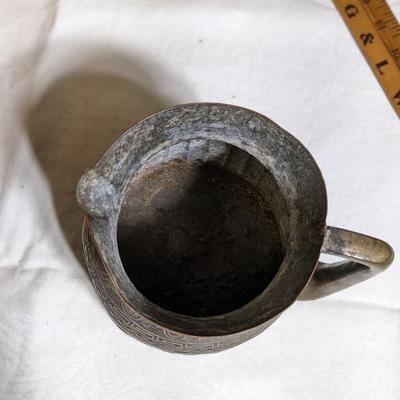 Vintage Pewter, Copper Pitcher