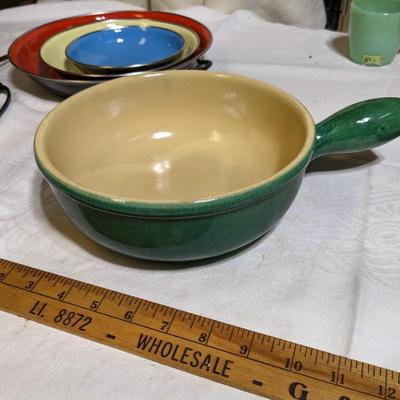 Landert Pottery Sauce Pot #20 Beautiful Green