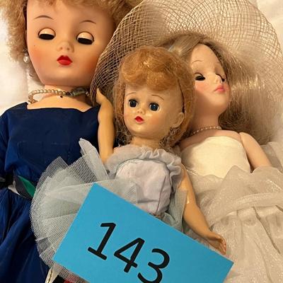 Lot of 3 dolls Effanbee and other