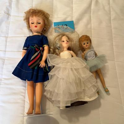 Lot of 3 dolls Effanbee and other