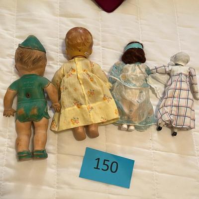 Lot of Dolls Peter Pan & other