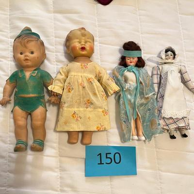 Lot of Dolls Peter Pan & other