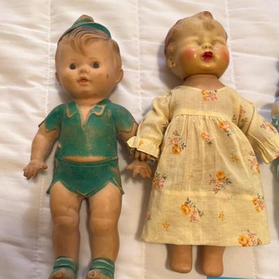 Lot of Dolls Peter Pan & other
