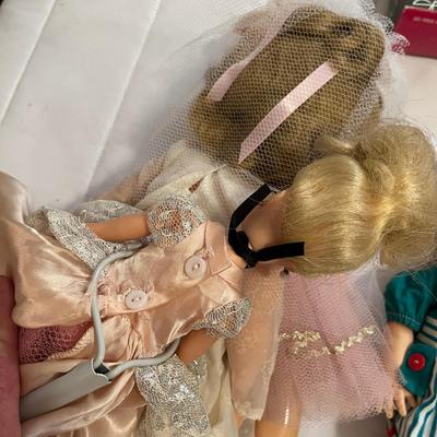 Lot of 3 dolls, various sizes