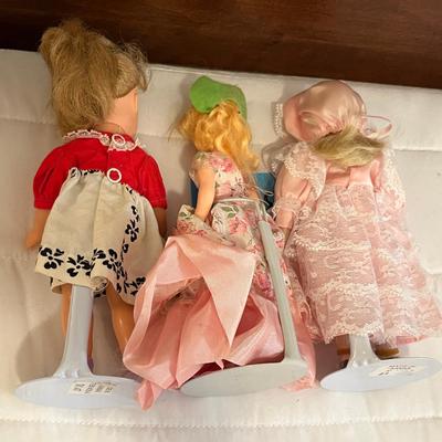 Lot of 3 Vintage Dolls