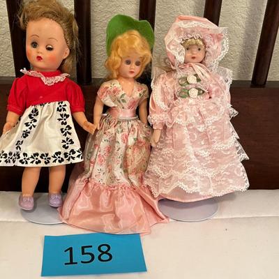 Lot of 3 Vintage Dolls