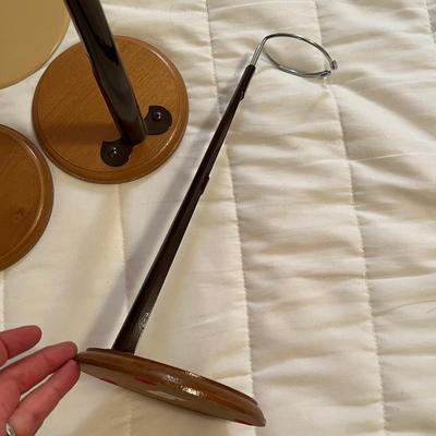 Lot of doll stands