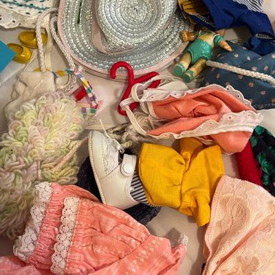Lot of doll clothes