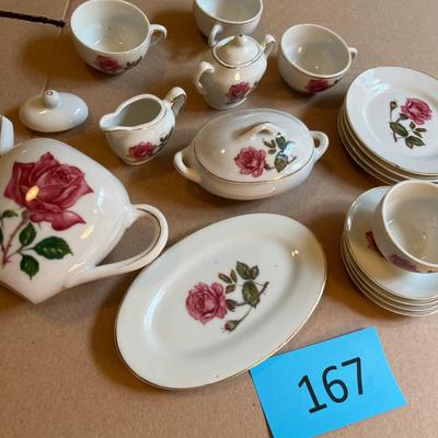 Porcelain Tea Set Roses