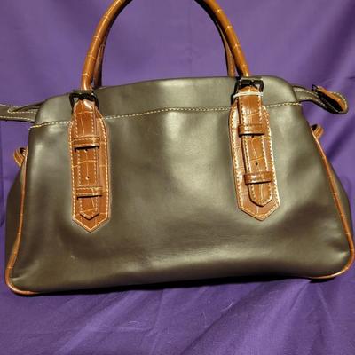 Dark Brown Leather Purse