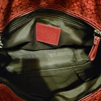 Coach with matching wallet