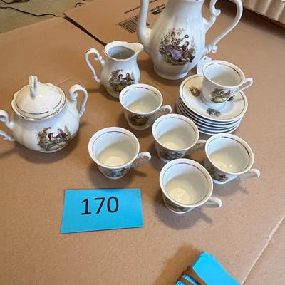 Colonial People Tea set