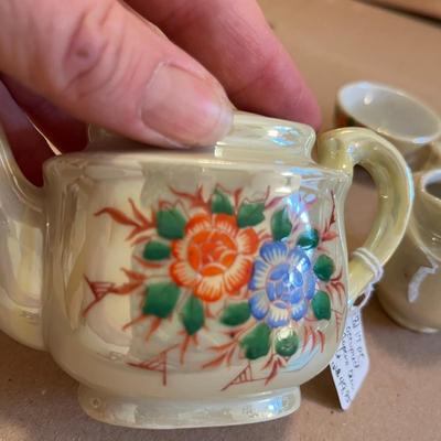 Luster ware Japan made tea set