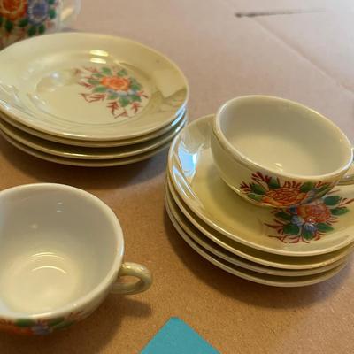 Luster ware Japan made tea set