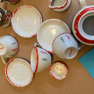 Misc. china tea set pieces