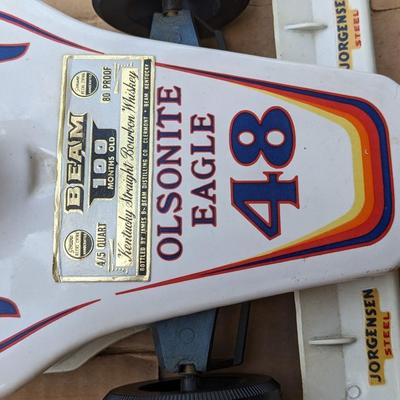 NIB Bobby Unser Gurney Eagle Racing Car Decanter