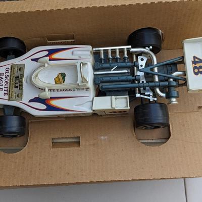 NIB Bobby Unser Gurney Eagle Racing Car Decanter